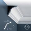 CX106F Orac Decor Listwa Sufitowa CX106 Flex